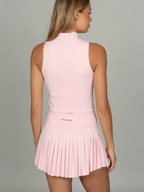 Goldhinge Pleated Mini Skirt